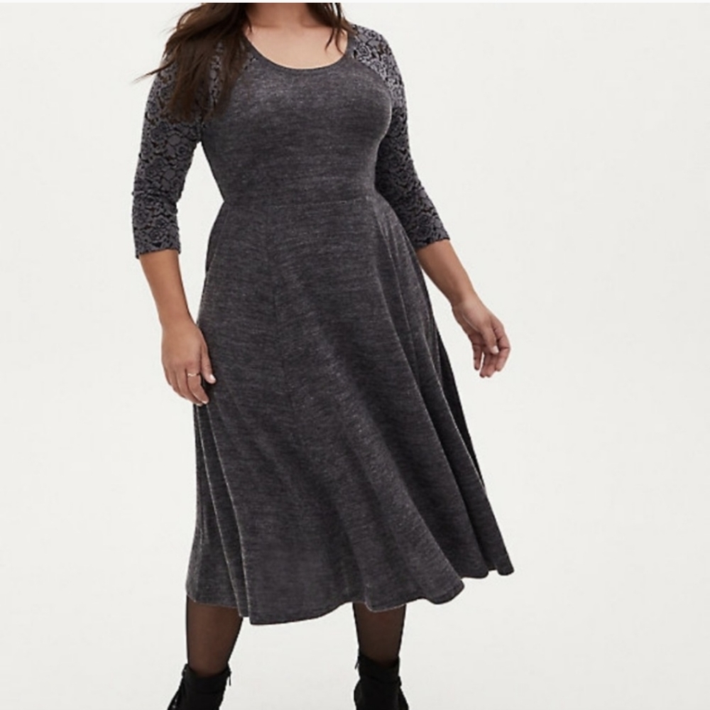 Torrid Size 2X warm and soft  plush dress